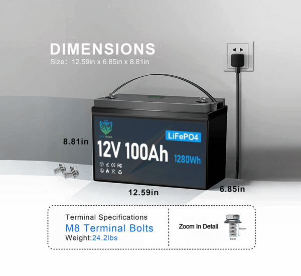 12 volt lithium marine battery