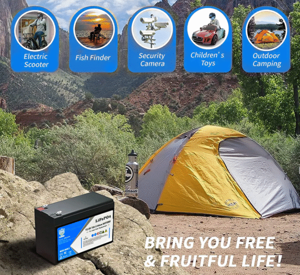 12v/12.8v 7ah lifepo4 battery series