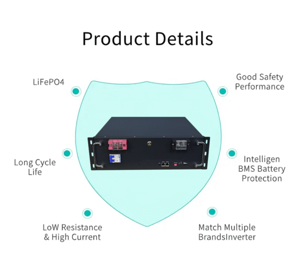 5.12 kwh cabinet type energy storage lithium battery