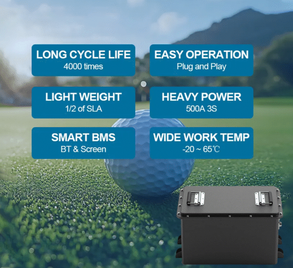 51v 60ah lifepo4 battery for golf cart