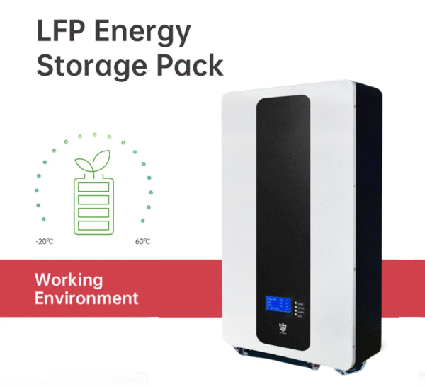 100ah 51.2v 5kwh lifepo4 power wall battery mounted lithium battery for solar system